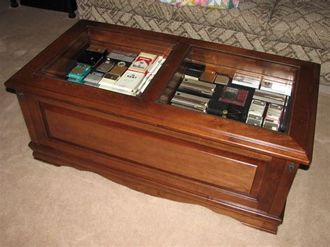 A Coffee Table Display Case Filled With Vintage Transistor… | Flickr