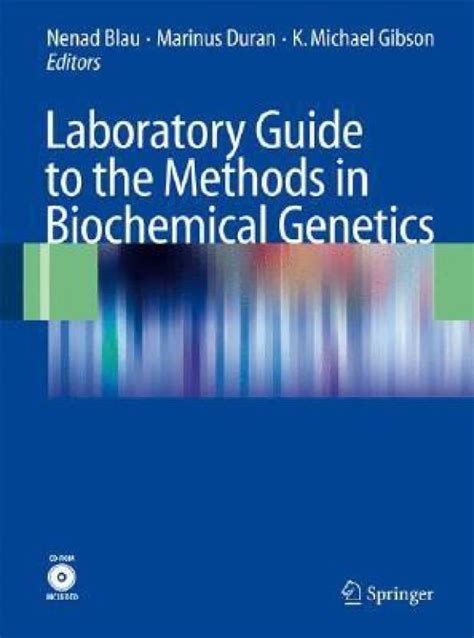 Laboratory Guide to the Methods in Biochemical Genetics: Buy Laboratory ...