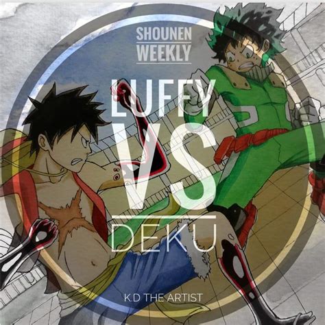 Luffy vs Deku Fanart | Anime Amino