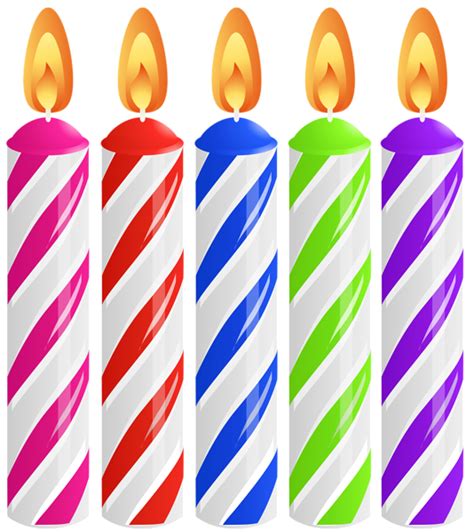 Birthday Cake Candles PNG Clip Art Image | Birthday candle clipart, Birthday candles printable ...