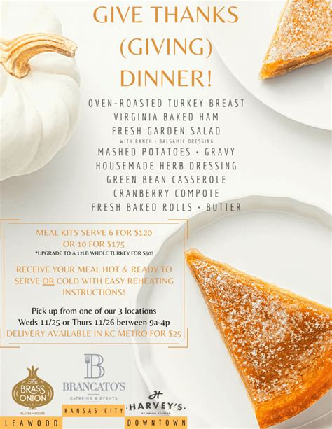 Treat your family to a delicious Thanksgiving menu!