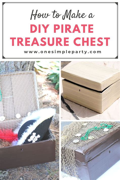 DIY Pirate Treasure Chest - ONE SIMPLE PARTY | Fun crafts for kids ...