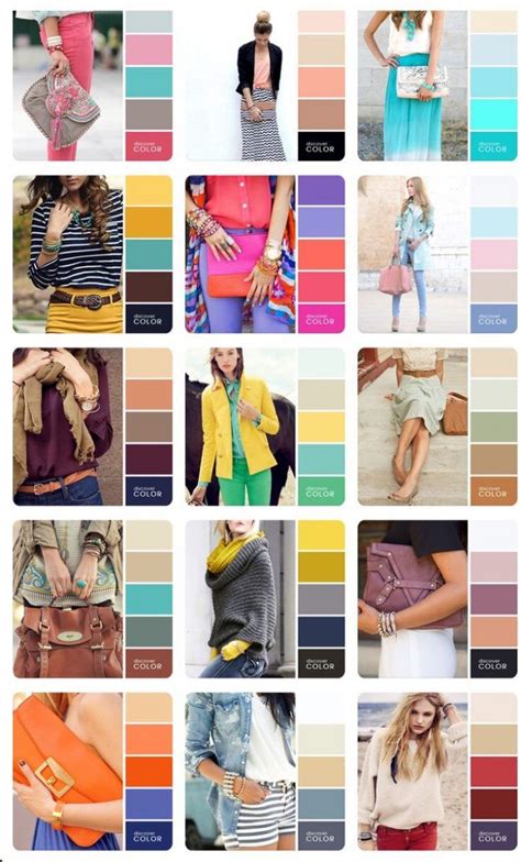 La paleta de colores de inspiración para la ropa. - Pin | Color ...