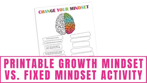 Growth Mindset Activities For Kids and Adults - Freebie Finding Mom