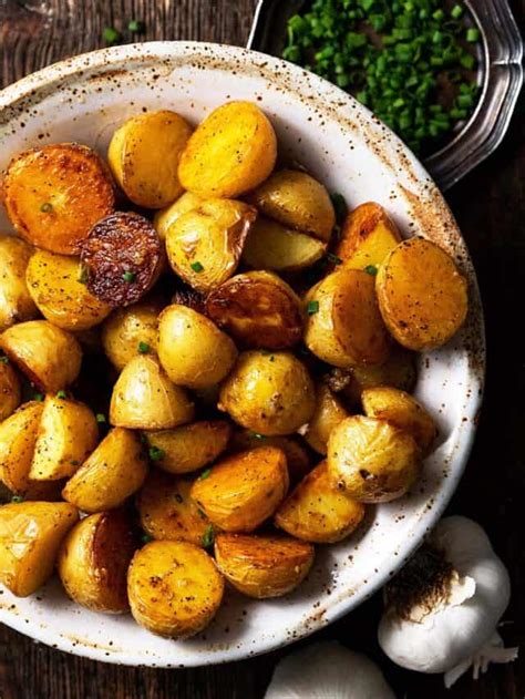 The BEST Crispy Roasted Duck Fat Potatoes - An Edible Mosaic™