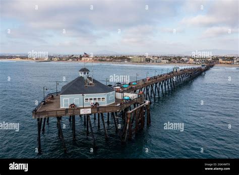 Imperial Beach Pier and Tin Fish Restaurant, San Diego California Stock Photo - Alamy