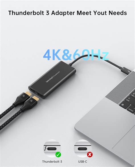 Thunderbolt 3 to Dual HDMI – teleadapt