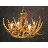 Fake Antler Chandeliers, Handcrafted Antler Chandelier, Rustic Lighting