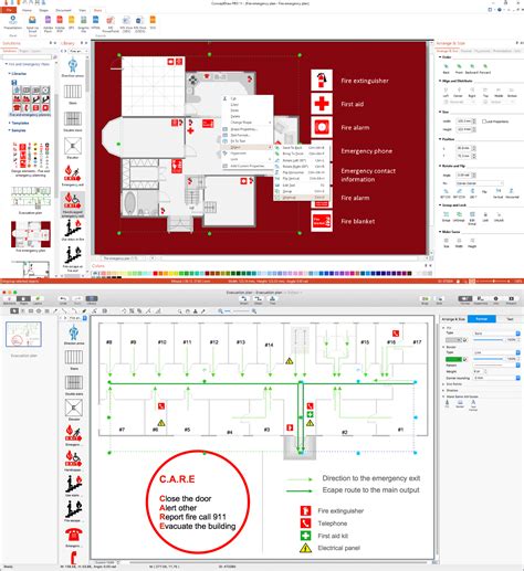 Evacuation Floor Plan Maker Free Design Software | Viewfloor.co