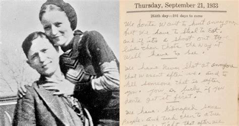 Bonnie And Clyde's Newly-Surfaced Poetry Notebook Up For Auction