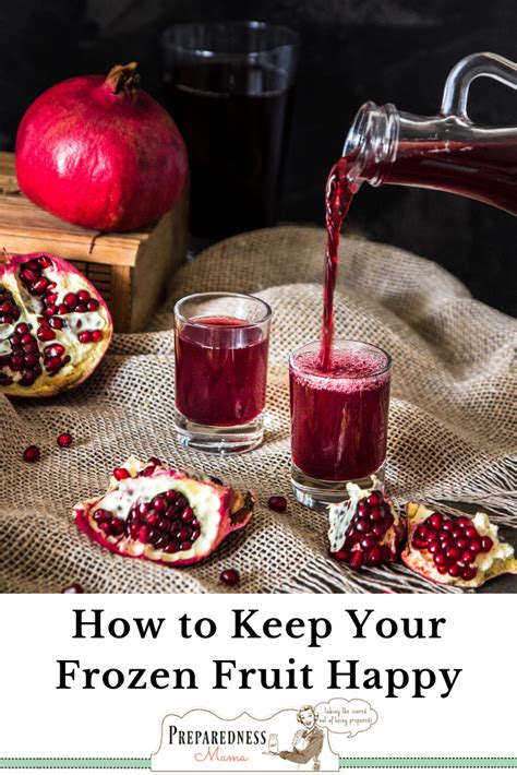 pomegranate being poured into glasses with text overlay how to keep ...