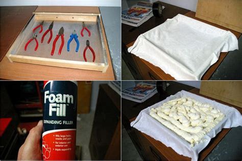 How To: Form-Fitting Drawer-Liners from T-Shirts and Canned Foam - Make ...