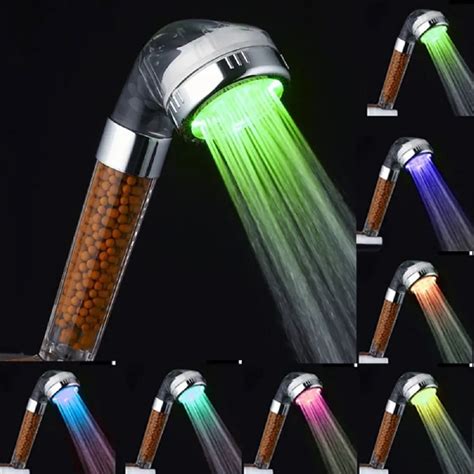 Aliexpress.com : Buy Bathroom Showerheads Fantasy 7 Color LED Shower Head SPA Anion Water Saving ...