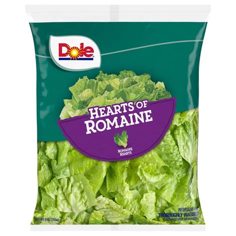 Dole Hearts of Romaine Salad Blend - Shop Lettuce & Leafy Greens at H-E-B