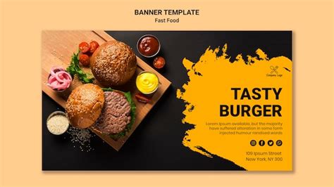 Free PSD | Fast food banner template