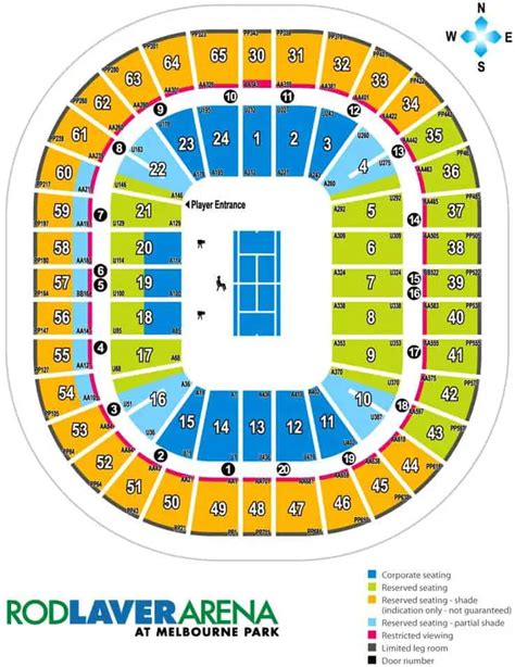 Rod Laver Arena Floor Plan - floorplans.click