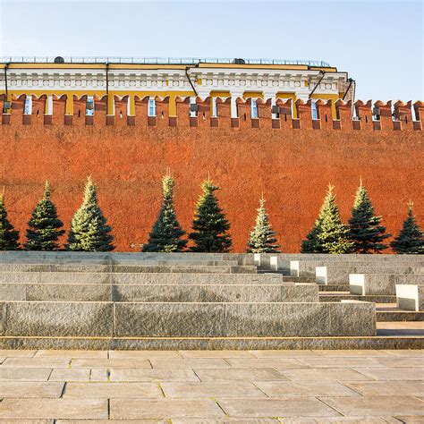 The Kremlin Wall - Square Photograph by Alexander Senin