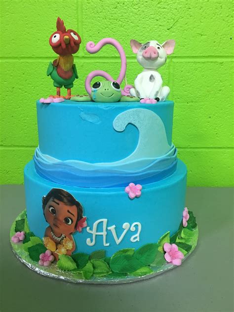 Baby Moana | Cute cakes, Birthday cake, Sweets