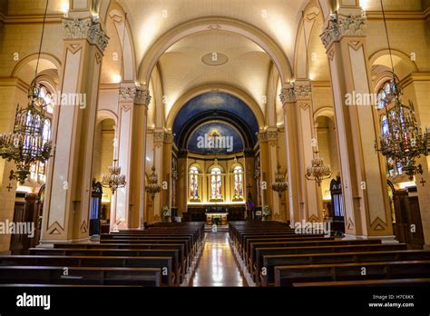 Interior of St. Charles Church, Monaco Stock Photo - Alamy