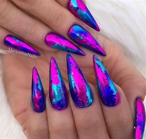 50 Gorgeous Purple Nails to Inspire your Next Nail Design #purplenail #purlplenaildesig | Foil ...