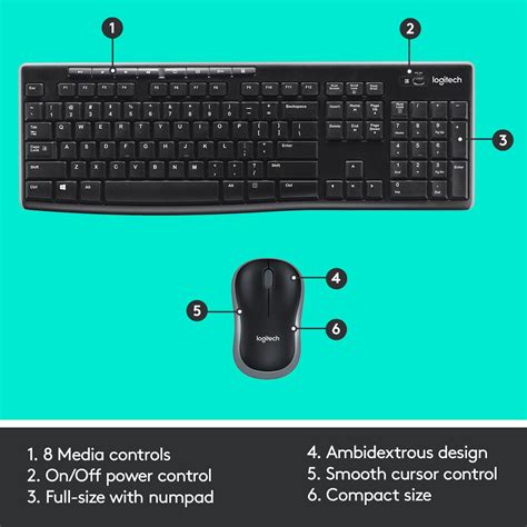 Logitech MK270 Wireless Keyboard and Mouse Combo | Refurbish Canada