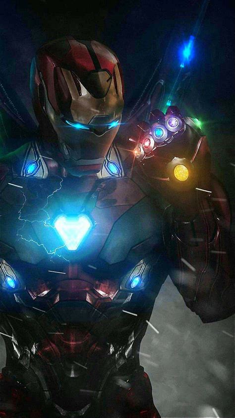 Iron Man Infinity Stones Armor iPhone Wallpaper | Iron man avengers ...