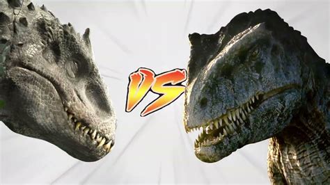 DOMINION Giganotosaurus VS Indominus Rex [Who Would Win?] - YouTube