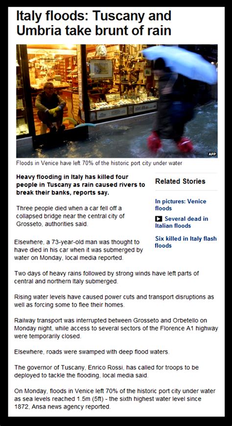 Italy Floods: in Tuscany, Umbria & Others | IngPeaceProject.com