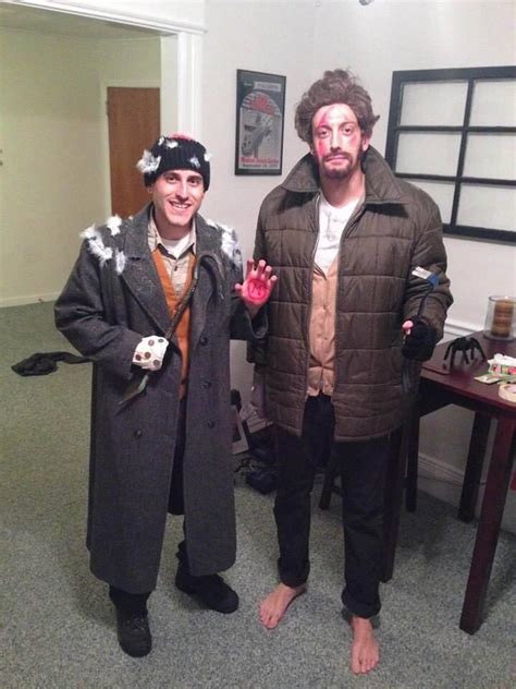 Harry and Marv from "Home Alone" for Halloween costumes. #NailedIt ...