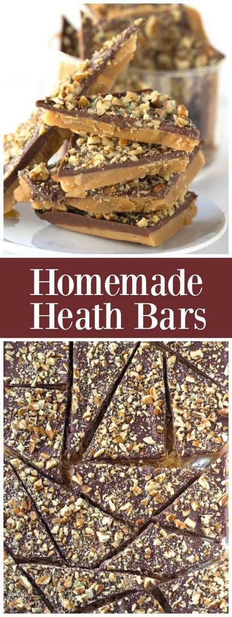 Heath Bars | Recipe | Toffee recipe, Chocolate toffee bars, Candy recipes