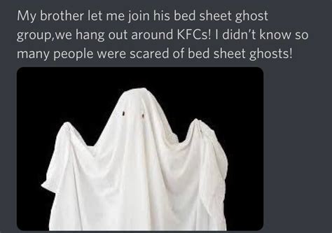 “Bedsheet ghosts” on the loose : r/memes