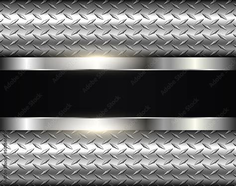 Silver black industrial background, stainless steel texture metallic, diamond metal sheet ...