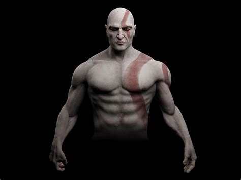 Kratos - God of War 4 #WIP - Works in Progress - Blender Artists Community