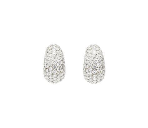 Diamond Omega Back Earrings | Sandler's Diamonds & Time | Columbia SC ...