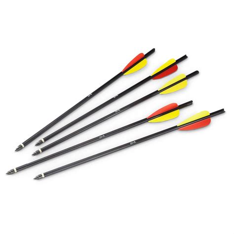 5-Pk. of 15" Aluminum Crossbow Bolts - 223506, Crossbow Accessories at Sportsman's Guide