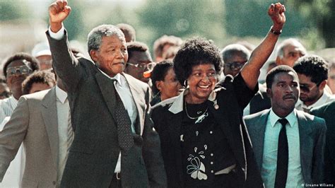 Nelson Mandela And His Wife