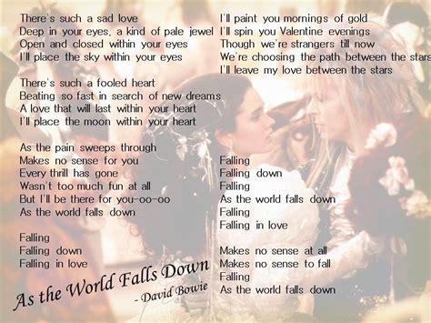 As the World Falls Down - David Bowie - Labyrinth | Filmes, Tutoriais, Fotos