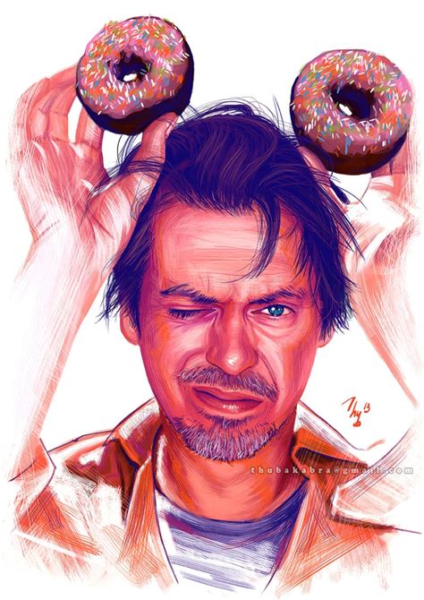 Steve Buscemi and donuts by Thubakabra on DeviantArt