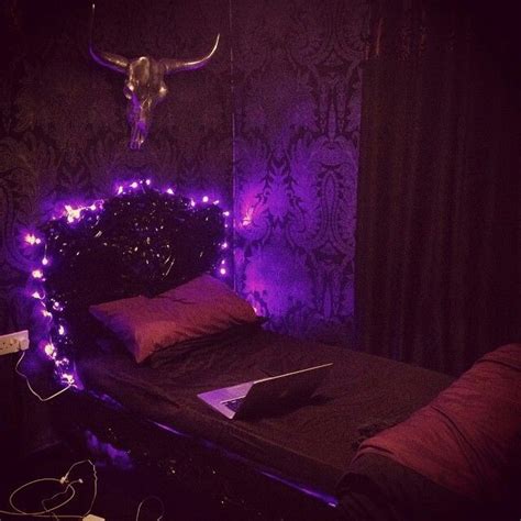 Image result for purple bedroom goth | Goth home decor, Dark home decor ...