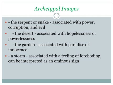 PPT - Archetypal/Symbolic Criticism PowerPoint Presentation, free ...