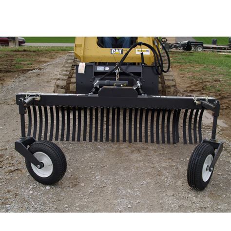 FFC Grader Rake Attachment for Skid Steer Loader | Skid Steer Solutions