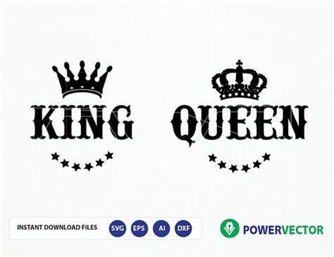 Paper Paper Ephemera Files for Cricut King Queen Vector Design King ...