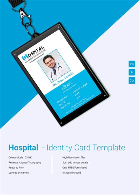 Hospital Id Card Template – Professional Template Examples