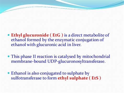 Ethyl Glucuronide