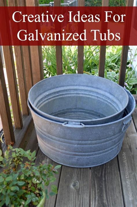 Creative Ideas For Galvanized Tubs | Galvanized tub, Metal tub, Diy garden