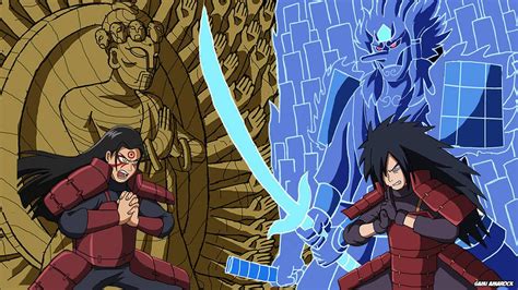 Hashirama Senju Sage Mode Vs Madara