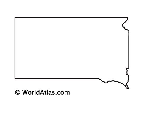 Mapas de Dakota del Sur - Atlas del Mundo