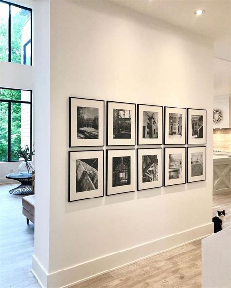 We really loved this doing this black framed gallery wall feature in our front hall so we’re ...