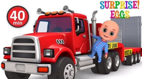 Car Loader Trucks for kids - Cars toys videos, police chase, fire truck ... | Kids nursery ...