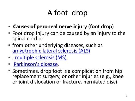 Peroneal nerve injury foot drop treatment